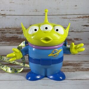 Disney Parks Toy Story Alien Popcorn Bucket w/ Strap – Bottom Lip Damage